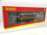 Hornby R40104A OO Gauge GNR, 4 Wheel Coach, 3rd Class, Fitted Lights, 1505 - Era 2