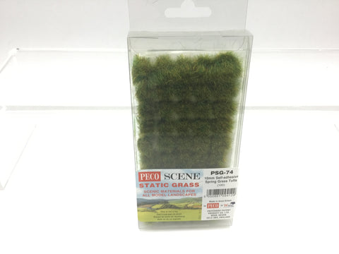 Peco PSG-74 10mm Self-Adhesive Spring Grass Tufts (Approx 100)