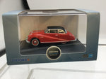 Oxford Diecast 76ATL005 1:76/OO Gauge Austin Atlantic Saloon Ensign Red