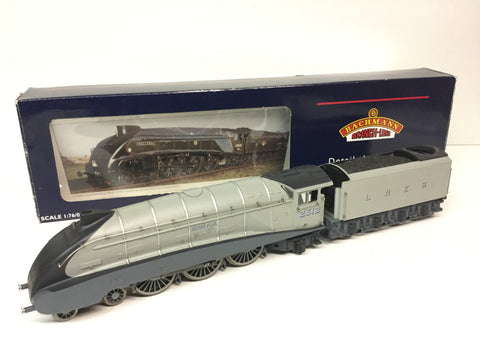 Bachmann 31-952A OO Gauge A4 2512 Silver Fox LNER Silver Grey (Needs Attn)