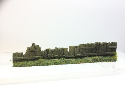 Javis PF9 OO Gauge Dark Brown Sleeper Fencing