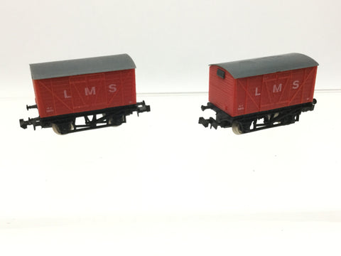 Lima 477 N Gauge LMS Vent Van 59673 x2