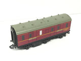 Hornby Dublo 4076 OO Gauge 6 Wheel Parcels Van Stove M32958 Maroon