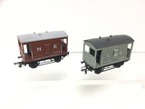 Graham Farish 13021/13022 OO Gauge LMS/NE Brake Vans