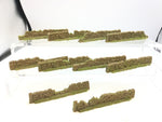 Job Lot of Javis PW1LBDAM OO Gauge Roadside Damaged Dry Stone Walling Light Brown