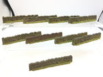 Job Lot of Javis PW1DB OO Gauge Rough Roadside Walling Dark Brown