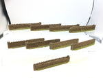 Job Lot of Javis PW4DB OO Gauge Urban Walling Dark Brown