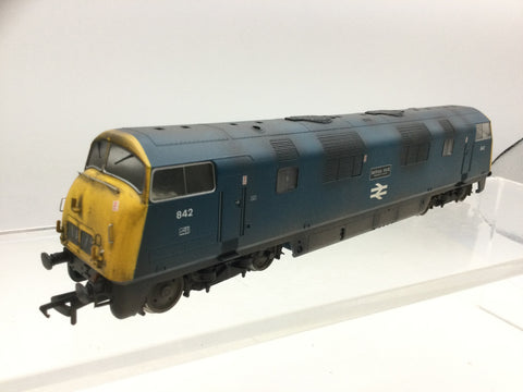 Bachmann 32-067 OO Gauge BR Blue Class 43 Warship 842 Royal Oak (WEATHERED)