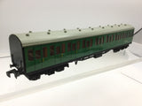 Hornby Dublo 4081 OO Gauge BR Green Suburban Composite Coach S46291 (L1)