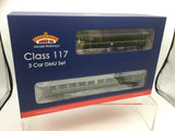Bachmann 35-500 OO Gauge Class 117 3-Car DMU BR Green (Speed Whiskers)