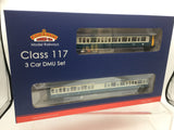 Bachmann 35-501 OO Gauge Class 117 3-Car DMU BR Blue & Grey