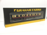 Graham Farish 376-251 N Gauge Thompson 3rd Class Corridor BR Crimson & Cream