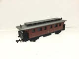Lima 350/351 N Gauge Brown Livery 4 Wheeled Coach 1449