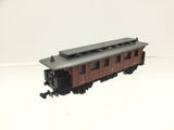 Lima 350/351 N Gauge Brown Livery 4 Wheeled Coach 1449