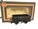 Dapol B192 OO Gauge 7 Plank Wagon Evans & Co, Radstock Weathered