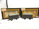 Dapol B15 OO Gauge GWR (SR Style) 12t Box Van 144888 Weathered x2