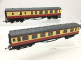 Hornby R442/R443 OO Gauge BR Maroon/Cream Stanier Coaches