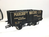 Bachmann 37-100 OO Gauge 7 Plank Club Wagon Marcroft Wagons Ltd Weathered