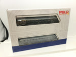 Piko 40628 N Gauge DR 1st/2nd Class Skirted Coach Set (2) III