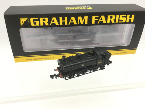 Graham Farish 371-986A N Gauge BR Black Pannier Tank 6422