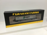 Graham Farish 377-675B N Gauge JPA Bogie Cement Tank Wagon VTG 'Lafarge Cement' Silver