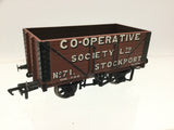 Bachmann 37-150Z OO Gauge 8 Plank Wagon Co-operative Society
