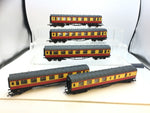 Hornby R437/R438 OO Gauge BR Red/Cream Stanier Coaches x5