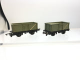 Triang T179 TT Gauge BR Steel Mineral Wagon B44821 x2