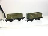 Triang T179 TT Gauge BR Steel Mineral Wagon B44821 x2