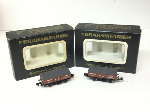 Graham Farish 2913 N Gauge Lime Wagon Dowlow x2