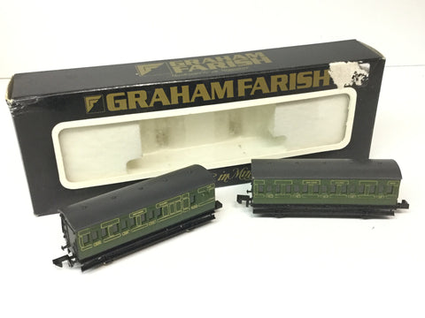 Graham Farish 0663/0673 N Gauge SR 4 Wheel Coaches
