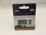 Bachmann 44-560 OO Gauge Scenecraft Lineside Cabinets (Pack 4)