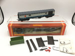 Hornby R416 OO Gauge TPO Blue/Grey Coach and Accessories