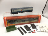 Hornby R416 OO Gauge TPO Blue/Grey Coach and Accessories