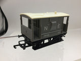 Hornby R114 OO Gauge NE Brake Van Grey 178595