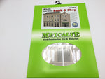 Metcalfe PN971 N Gauge Low Relief Bank and Shop Kit