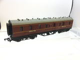 Bachmann 34-327 OO Gauge LMS 50' Parcels Van Maroon 31250