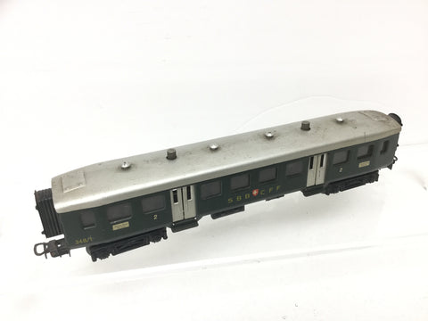 Marklin 4015 HO Gauge SBB CFF 2nd Class Passenger Coach