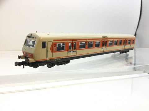 Minitrix 51 3143 00 N Gauge DB S-Bahn Trailer Car 50 80 27-33 001-0