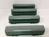 Hornby Dublo 4025/4026 OO Gauge BR/SR Green Suburban Coaches  S41060/S43374 x4