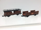 Minitrix 3533 N Gauge DB Car Transporter Wagon x2