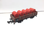 Minitrix 13513 N Gauge DB Open Wagon with Barrel Load 804 317