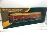 Rapido Trains 910012 OO Gauge Ferry Van ZJX No. KDB787210, S&T ‘Satlink’ red/yellow