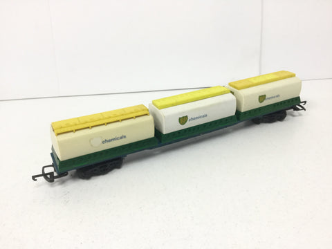 Hornby R635 OO Gauge Bogie Container Wagon BP