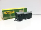 Minitrix 2233 N Gauge DB(?) 4 Wheel Baggage Car