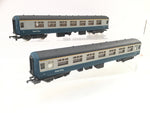 Lima 305301 OO Gauge BR Mk 2 FK Blue/Grey Coach W13493 x2