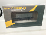 Rapido Trains 907010 OO Gauge 7 Plank Wagon BR Grey w Sheet Rail S28942