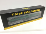 Graham Farish 374-432 N Gauge SR Bulleid Brake 3rd Semi Open Coach BR Malachite Green