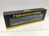 Graham Farish 374-462 N Gauge SR Bulleid Composite Corridor Coach BR Malachite Green