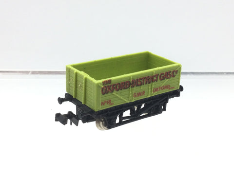 Lima 604 N Gauge 7 Plank Wagon Oxford District Gas